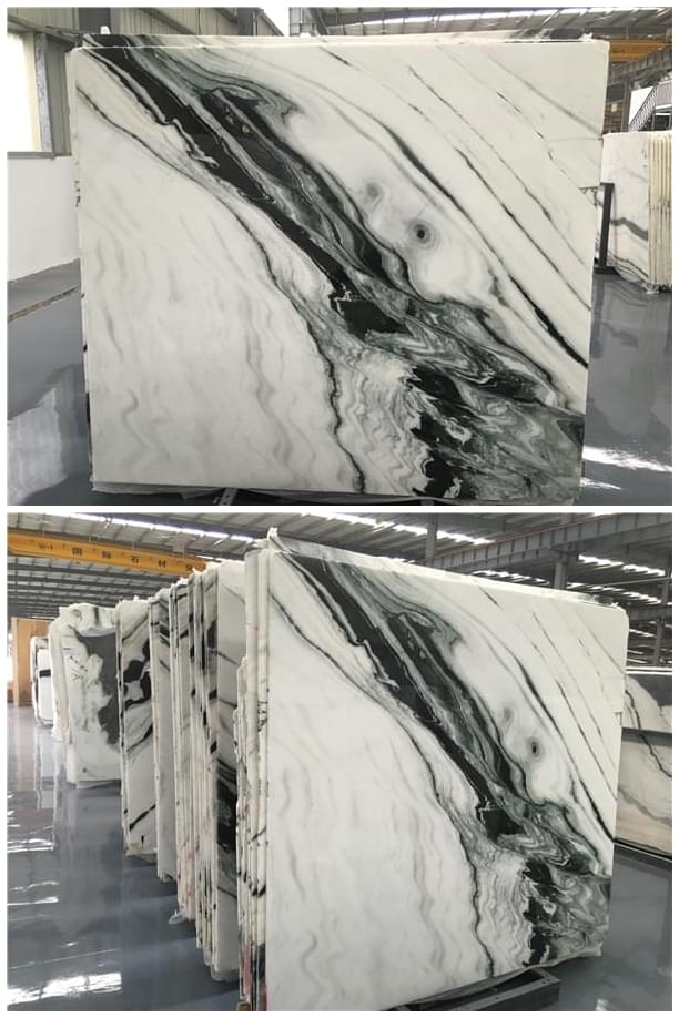 white marble --Panda White